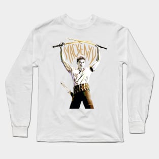 one piece zoro tv series Mackenyu graphic illustration design ironpalette Long Sleeve T-Shirt